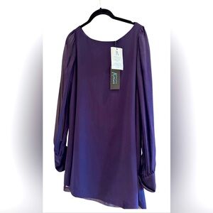 NEW w/ Tags GUESS by MARCIANO Pure Silk Baby Doll Mini-dress.